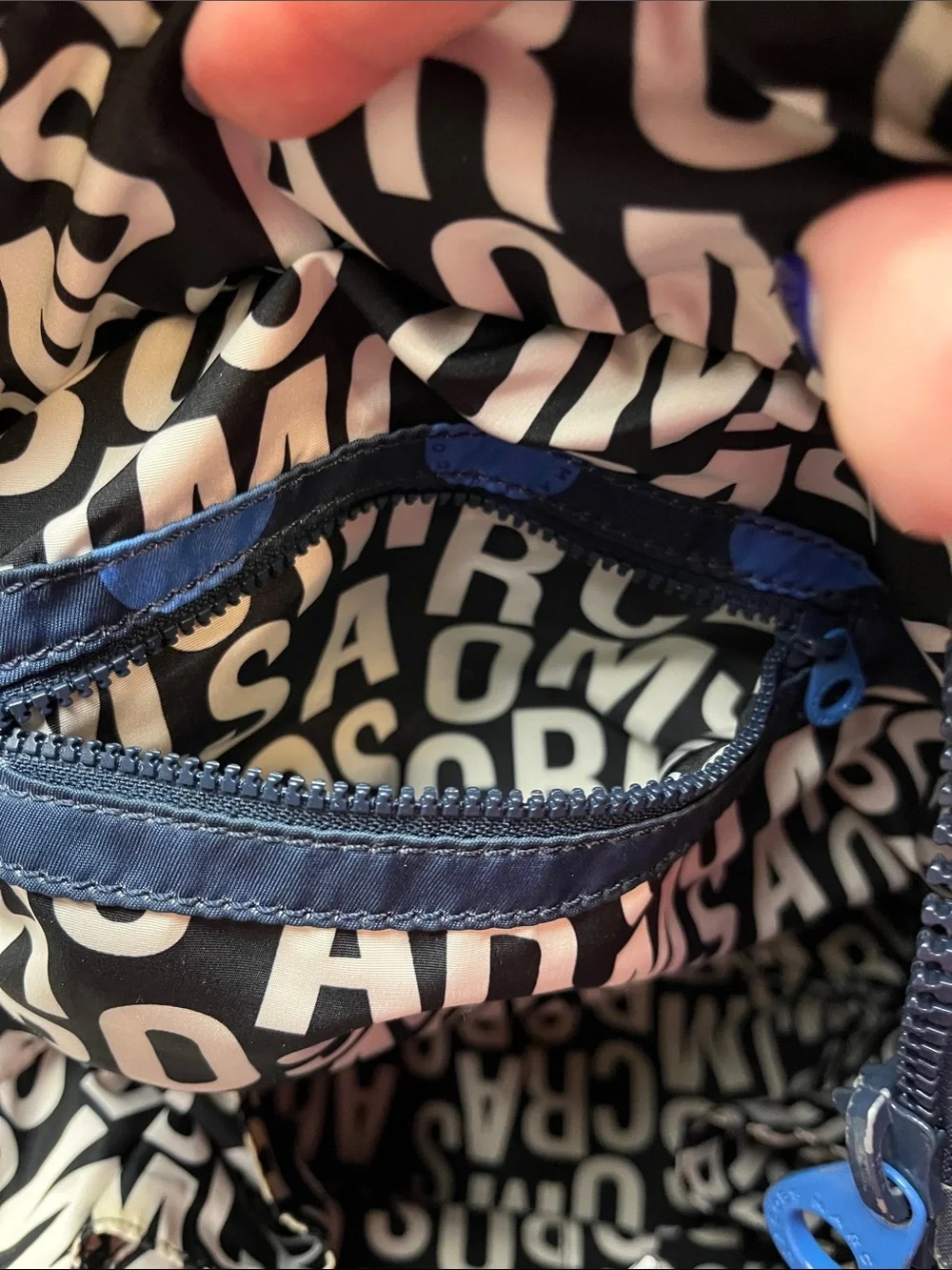 EUC Marc by Marc Jacobs Pretty Nylon Eliz-A-Baby Diaper Bag with Shoulder Strap